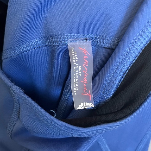 Free People Movement Back it Up Onesie in Blue Size XS - Picture 7 of 7